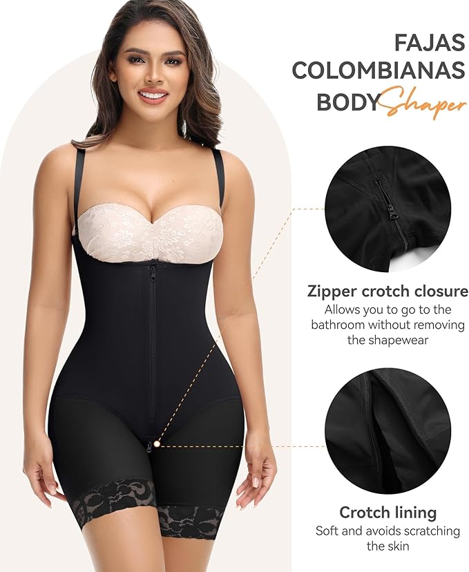 M MYODRESS fajas colombianas moldeadoras shapewear tummy control body shaper stage 2 compression garment-StrideForce Fitness