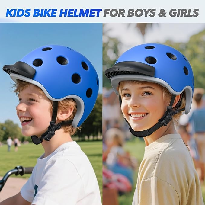Kids Bike Helmet for 5-8-14 Kids Skateboard Helmet Boys Girls Child Youth Adjustable Lightweight Ventilation and Multi-Sports Scooter Cycling Roller Balance Bike-StrideForce Fitness