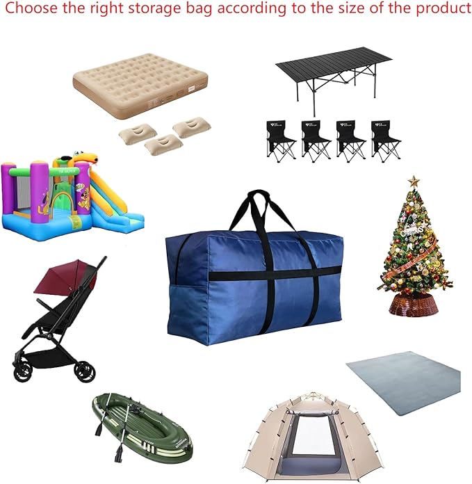 Extra Large Duffle Bag for Travel, Big Foldable Storage Bag - Green-StrideForce Fitness