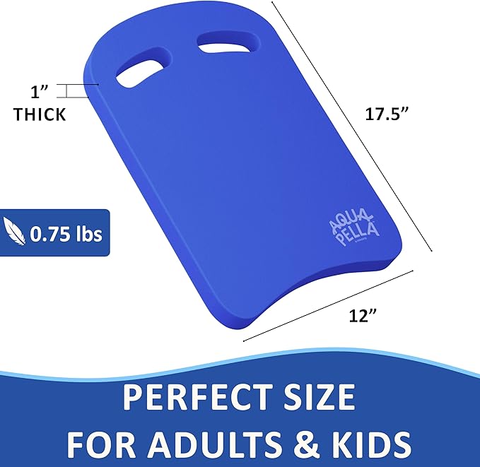 Aquapella Swimming Kickboard - One Size Fits All - A Great Training Aid for Children and Adults-StrideForce Fitness