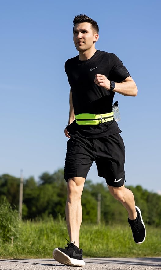 Fitgriff® Running Belt for Men & Women - Secure Jogging Pouch for Phone, Keys & Essentials - For All Cell Phones-StrideForce Fitness