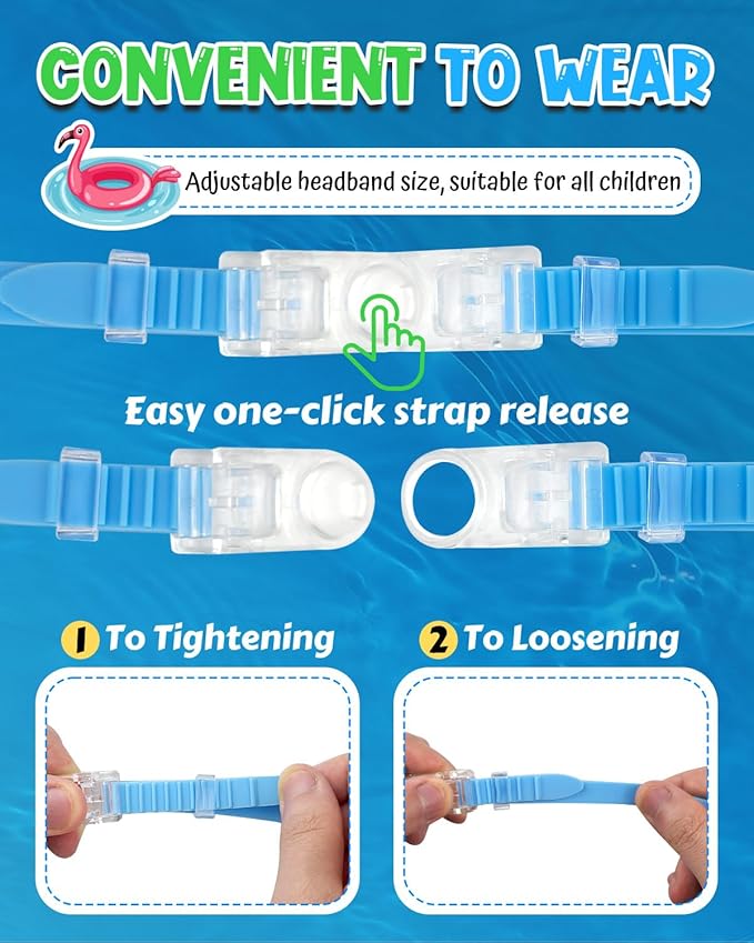 Rantizon Swim Goggles 2 Pack, Wide View Anti Fog&UV Swimming Goggles for Audlt, No Leaking Swim Glasses for Men Women Kids-StrideForce Fitness