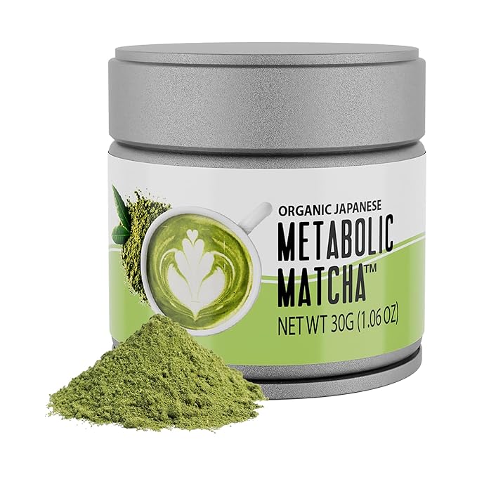 Naturalslim Japanese Organic Matcha Powder Green Tea - Metabolic Pure Japanese Matcha Tea Superfood with L-Theanine & Antioxidants for Metabolism, Energy, & Concentration - 30g-StrideForce Fitness