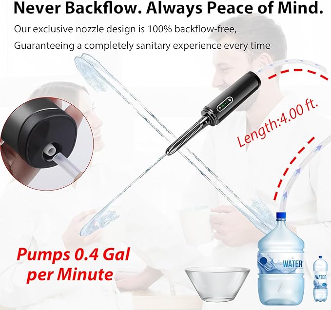 Upgrade Enema Anal Douche , Waterproof Touch Control, Enemas-Douches for Men & Women Colon Cleanse, Shower Enema Bulb-Bottles Kit, Electric Rotating Nozzle, Pressure Spray, Two Douching Modes-StrideForce Fitness