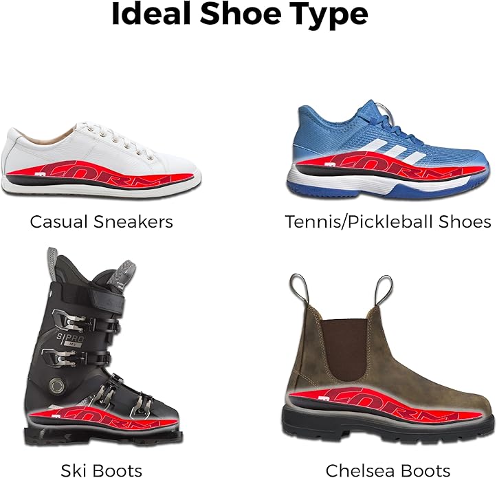 Form Premium Narrow Insoles for Comfort & Maximum Pain Relief, Ideal for Narrow Shoes & Boots-StrideForce Fitness