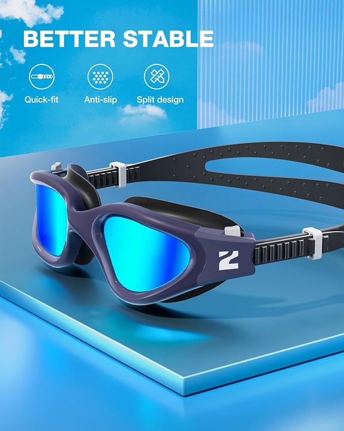 ZIONOR Swim Goggles, G1 SE Swimming Goggles Anti-fog for Adult Men Women-StrideForce Fitness