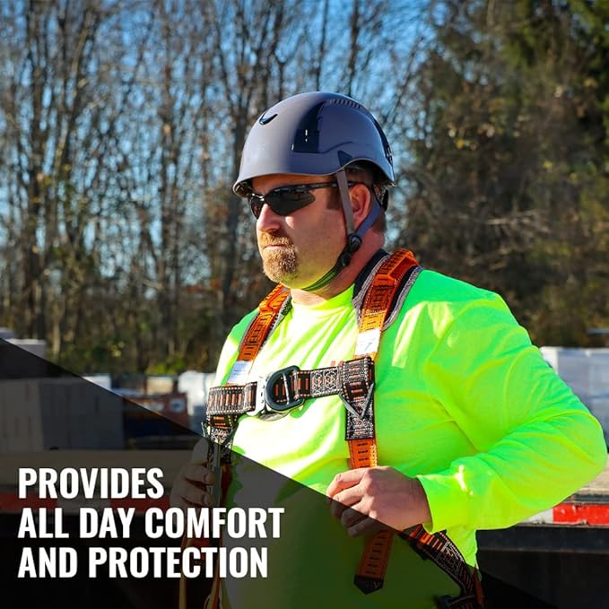 Malta Dynamics APEX Type 2 Safety Helmet – OSHA and ANSI Z89.1 Compliant Safety Hard Hats for Construction Workers and Vented Helmet for Head Protection-StrideForce Fitness