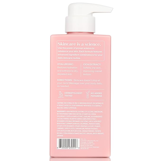 Medix 5.5 Retinol Body Lotion + Hyaluronic Acid Cream, Moisturizer Body & Face Lotion Set | Hydrating + Firming Lotion For Stretch Marks, Wrinkles, & Crepey Skin | Skin Care Products, 2pc Set-StrideForce Fitness