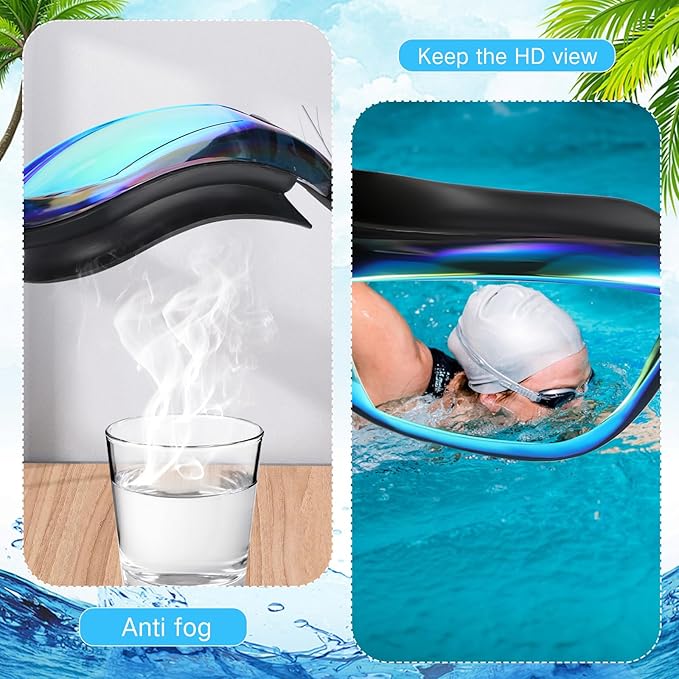 Konohan 10 Pack Swim Goggles Bulk for Kids adult Pool Goggles Anti Fog Silicone No Leak Swimming Glasses for Men Women Youth-StrideForce Fitness