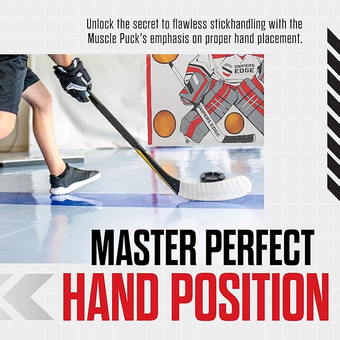 Snipers Edge Hockey - Hockey Muscle Puck - Great for Training and Skill Development-StrideForce Fitness