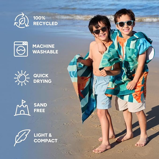 Dock & Bay Quick Drying Towel - for Sports & Gym - Compact, Lightweight - 100% Recycled - Includes Bag - Karma Chameleon, Medium (130x70cm, 51x27)-StrideForce Fitness