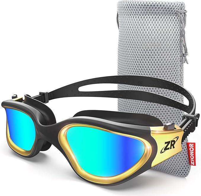 ZIONOR Swim Goggles, G1 MAX Polarized Anti-Fog Swimming Goggles for Men Women-StrideForce Fitness