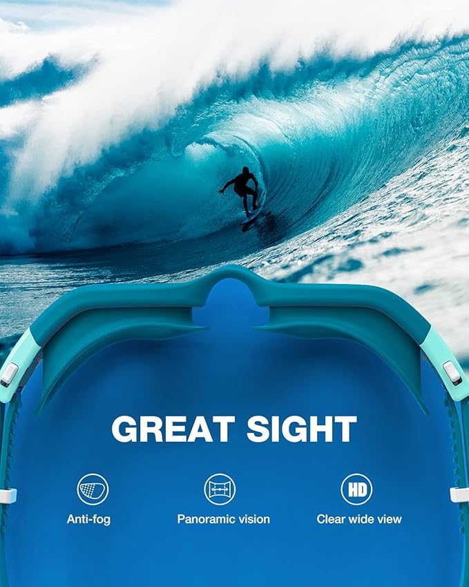 ZIONOR Swim Goggles, G1 SE Swimming Goggles Anti-fog for Adult Men Women-StrideForce Fitness
