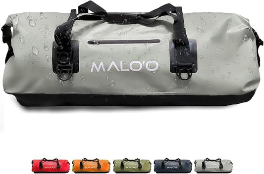 Malo'o Waterproof Roll-Top Duffel - 100L - Keep Gear Dry for Outdoor Adventures - Pockets & Molle Loops-StrideForce Fitness