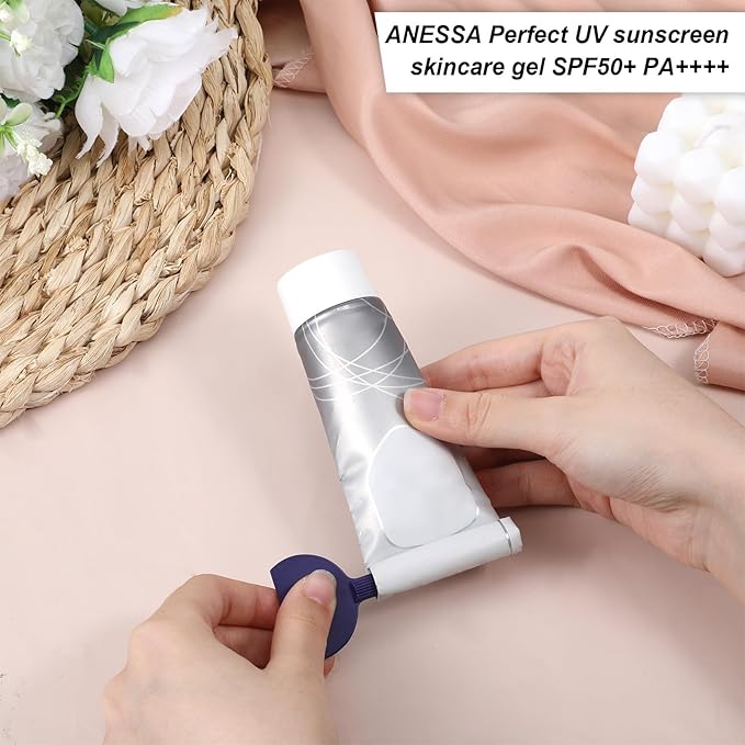 5Pcs Toothpaste Squeezer, Tube Squeezer, Metal Tube Presser Tubes Roller Tubes Wringer Keys Dispenser, Roller Dispenser Wringer Tools for Toothpaste Cosmetic Oil Cream Paint Squeezers