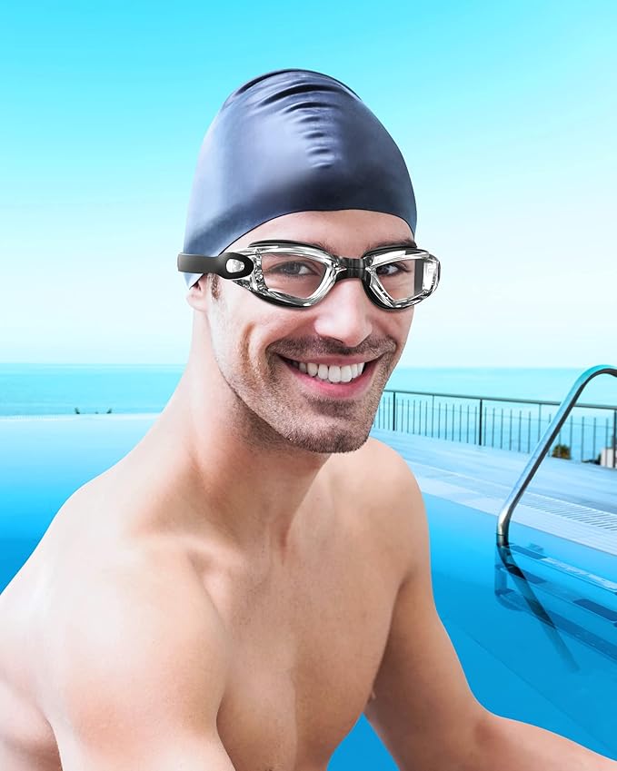 Aegend Swim Goggles, Swimming Goggles No Leaking Full Protection Adult Men Women Youth-StrideForce Fitness