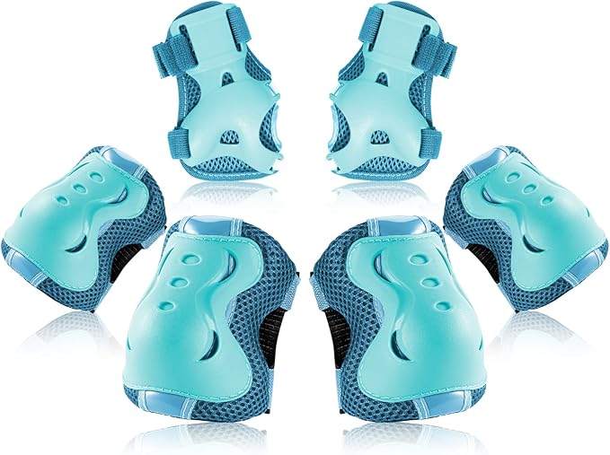 BOSONER Kids/Youth Knee Pad Elbow Pads Guards Protective Gear Set for Roller Skates Cycling BMX Bike Skateboard Inline Skatings Scooter Riding Sports-StrideForce Fitness