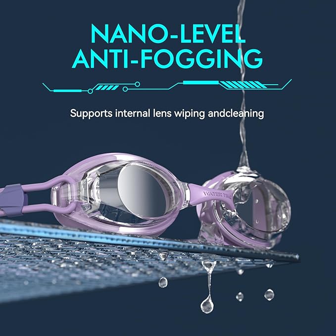 Unisex Swipe Swimming Goggles for Men & Women Anti-Fog,UV Technology Dual Strap No Leakage swim goggles-StrideForce Fitness