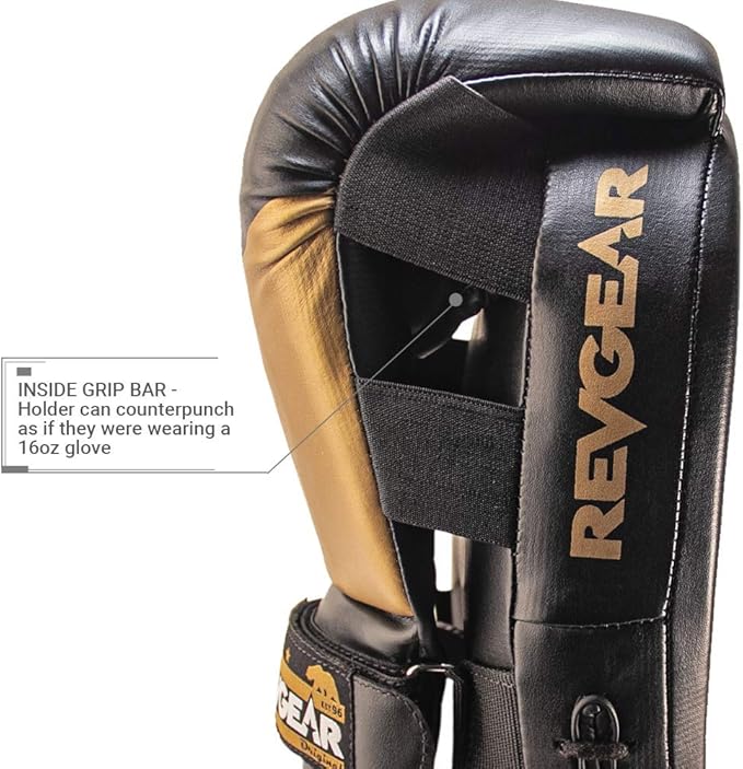Revgear Phoenix Boxing Mitts and Pads Pair (All in One - Target & Glove) - Ideal Boxing Equipment for Men, Women, Kids - Perfect for MMA, Muay Thai, Kickboxing, Sparring, and Boxeo Training-StrideForce Fitness