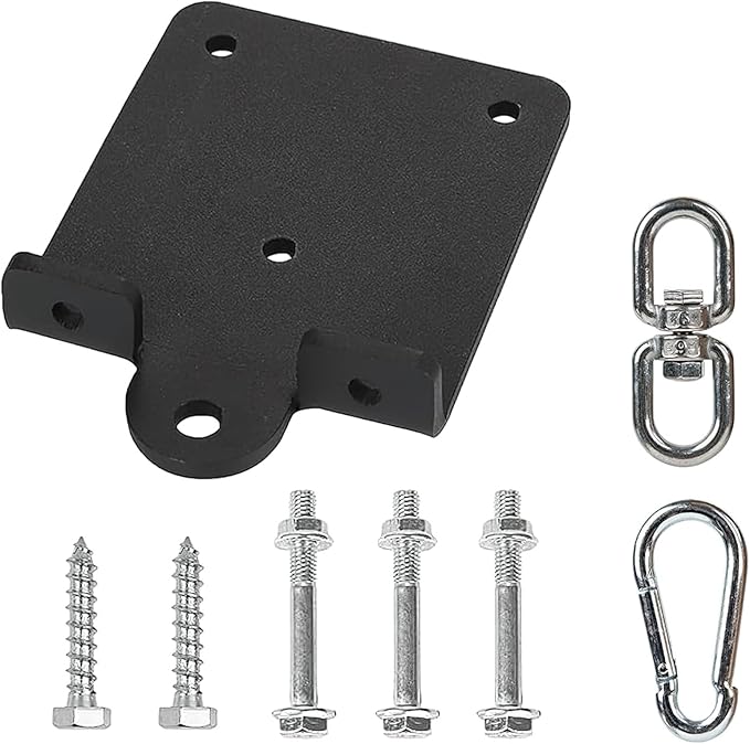 Punching Bag Hanger Ceiling Mount, Heavy Duty Boxing Bag Ceiling Mount with 360° Rotating Hook, Steel Construction, Beam Mount Hook for Home Gym Boxing Training-StrideForce Fitness