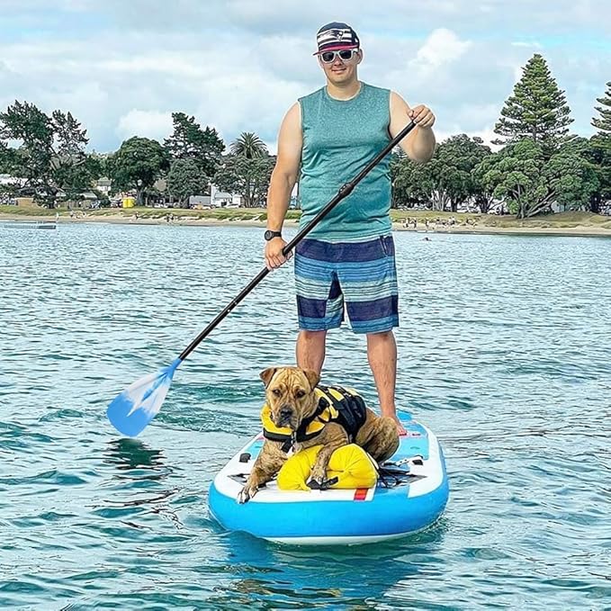 SUP Paddle - 3-Piece Adjustable Aluminium SUP Paddle with Glass Fiber Blade for Surfing, Floating, Water Sports-StrideForce Fitness