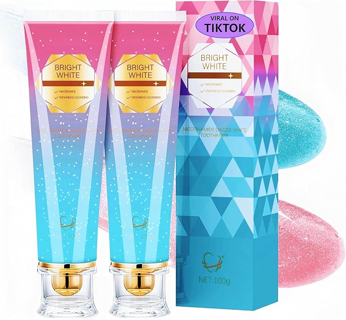 Niacinamide Whitening Toothpaste, Kimralur Triple Whitening Intensive Niacinamides Toothpastes, Fluoride-Free Formula is Suitable for Sensitive Teeth (2)