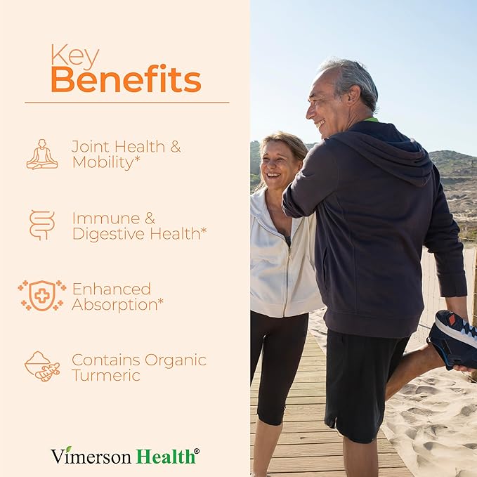 Turmeric Supplement - High Potency Turmeric Curcumin Supplement with 1200 mg Organic Tumeric and 95% Curcuminoids. Curcumin Supplements with Black Pepper for Immune & Joint Health. 60 Capsules 2 Pack-StrideForce Fitness