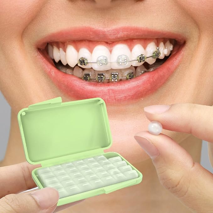 BVN Braces Wax Dental Wax: 10 Boxes Orthodontic Wax Strips, Braces Wax for Teeth, Ortho Wax for Braces, Tooth Wax, Mouth Wax, Oral Wax for Braces, Relief Wax for Braces Wearer Aligners Patients
