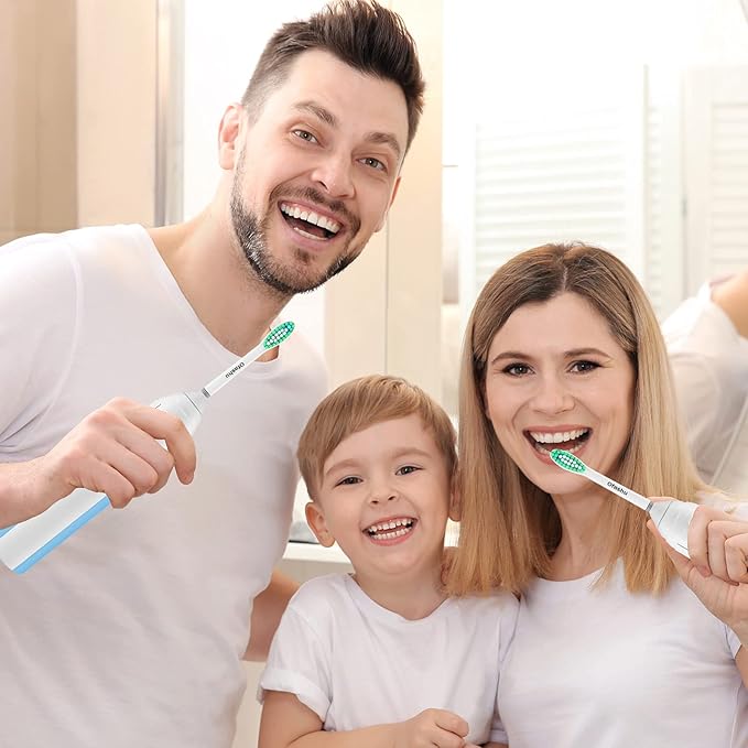 Replacement Heads for Philips Sonicare E-Series - Ofashu Brush Head Compatible with Essence Xtreme Elite Advance 7022 5610 White, 6 Packs Screw-on Electric Toothbrush