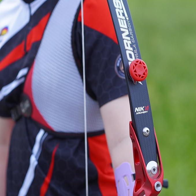 Archery Bow Stabilizer Solid Rubbe Limbs Vibration Damper for Youth Compound Bows, 2-Pack-StrideForce Fitness