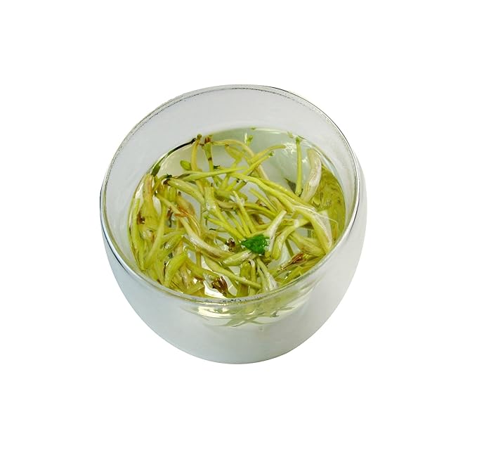 Greenhilltea traditional health herbs, Premium Honeysuckle buds, honey suckle tea NO GMO, NO Additives, Caffeine free dried herbal tea 5 OZ-StrideForce Fitness