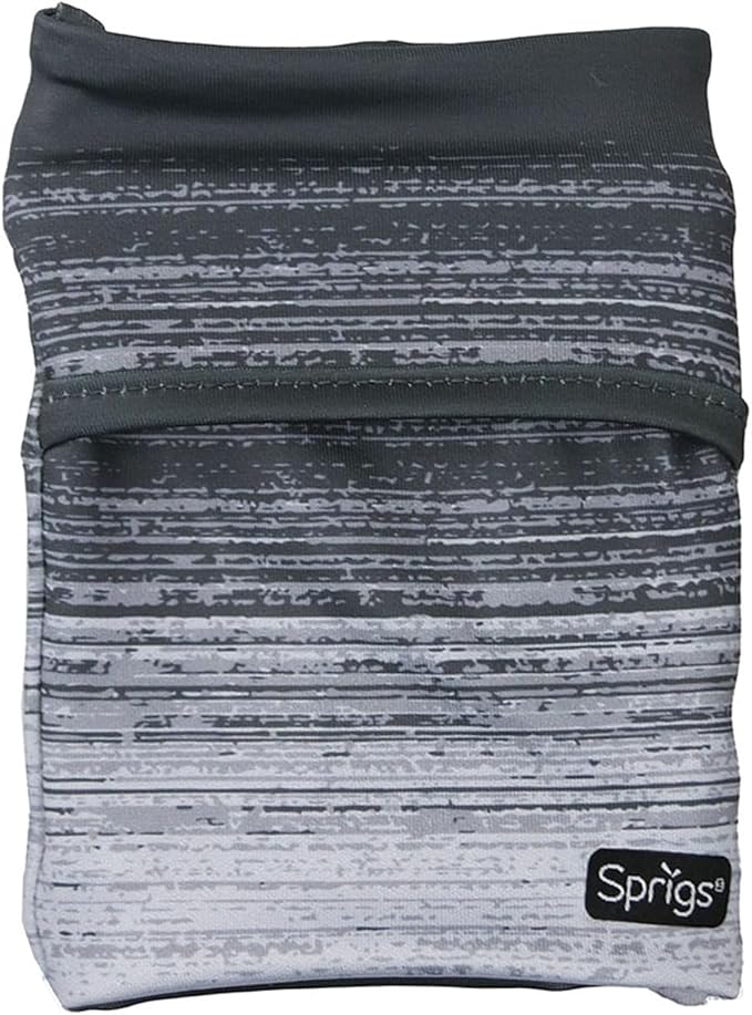 Sprigs Banjees 2 Pocket Wrist Wallet/Wrist Band/Wrist Pocket for Travel, Walking, & Running. Wallet Pouch That Holds Cash, Card, ID's, and More-StrideForce Fitness