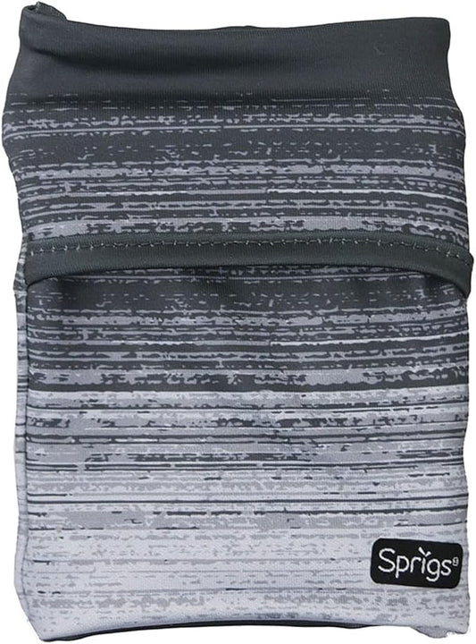 Sprigs Banjees 2 Pocket Wrist Wallet/Wrist Band/Wrist Pocket for Travel, Walking, & Running. Wallet Pouch That Holds Cash, Card, ID's, and More-StrideForce Fitness