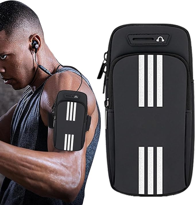 Running Armband, Cell Phone Purse Small Crossbody Bags for Women Men Kids Pouch for iPhone 15/14/13 pro/Plus/xs/xr/xs max, Galaxy S22 Ultra and More-StrideForce Fitness