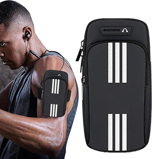 Running Armband, Cell Phone Purse Small Crossbody Bags for Women Men Kids Pouch for iPhone 15/14/13 pro/Plus/xs/xr/xs max, Galaxy S22 Ultra and More-StrideForce Fitness