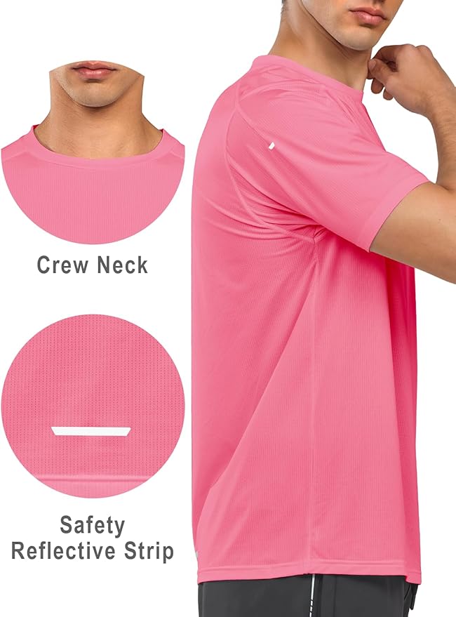 NORTHYARD Men's Athletic Running T-Shirts Quick Dry Workout Shirts Short-Sleeve Sports Gym Tee Tops Performance Activewear-StrideForce Fitness