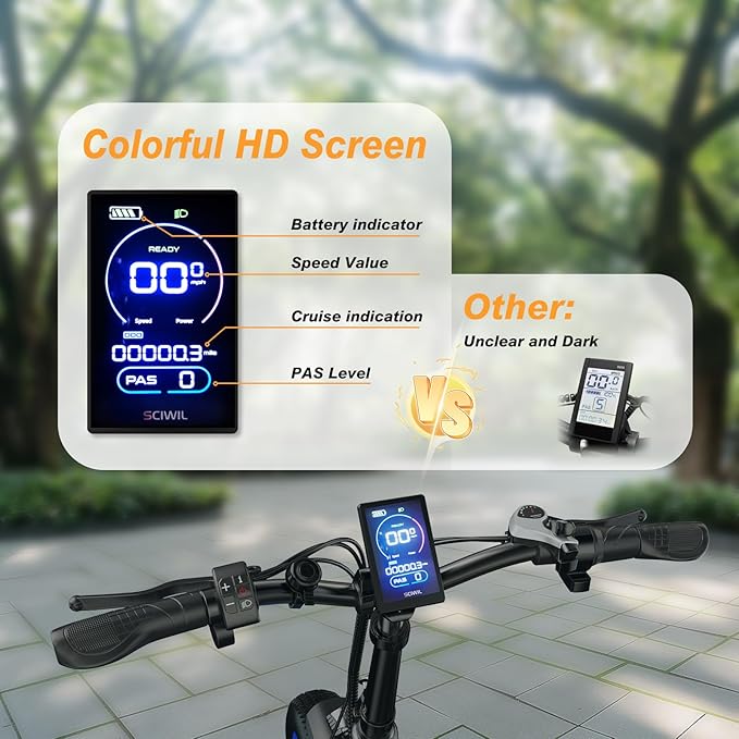 1000W Folding Electric Bike, 48V 20AH Large Removable Battery E Bike, 30+MPH, 80 Miles Max Range, 20" Fat Tire Electric Bike for Adults, Adult Electric Bicycles for Commute Beach Snow-StrideForce Fitness