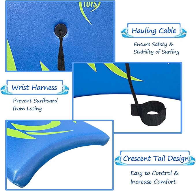 Body Board Lightweight with EPS Core-StrideForce Fitness