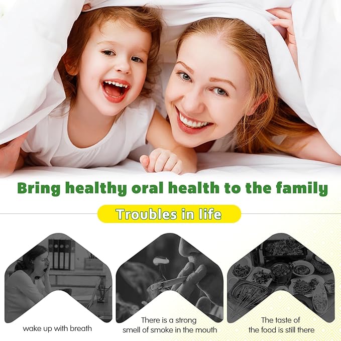 Pulling Oil for Teeth with Natural Coconut&Peppermint Essential Oils and Vitamin D, E, Alcohol Free Mouthwash，Helps with Fresh Breath, Teeth Whitening, Gum Health- with Tongue Scraper, (8 Fl. Oz) (1)