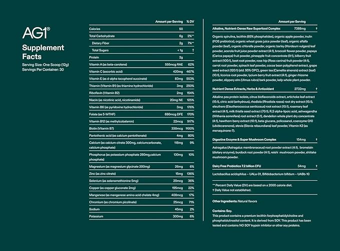 AG1 Athletic Greens Greens Powder Supplement, Improve Gut Health, Multivitamin, Probiotic, Gluten Free, Vegan and Keto Friendly, 75 Vitamins (Travel Packs, 15 Count) - Classic Formula-StrideForce Fitness