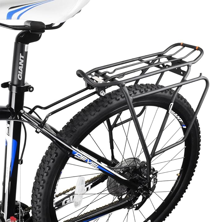 Ibera PakRak Touring Bicycle Seatpost/Disc/Non/Disc Rack and Quick Release Bag-StrideForce Fitness