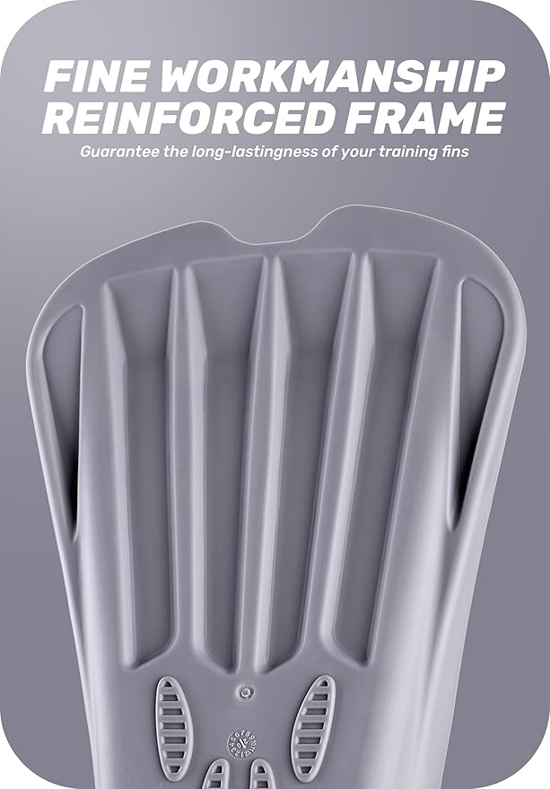 CAPAS Swim Training Fins Comfortable Silicone Lap Swimming Short Blade Floating Flippers with Mesh Bag for Adult Men Women Build Leg Strength-StrideForce Fitness