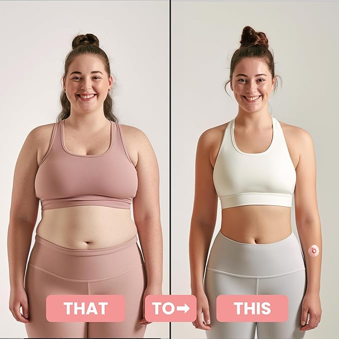 GLP1 Patches | 5X Stronger Formula | 12 Hour Extended Hunger Support | Berberine, Pomegranate, Green Tea, L-Glutamine | New & Improved Kind of GLP-1 Patches | 3 Pack-StrideForce Fitness