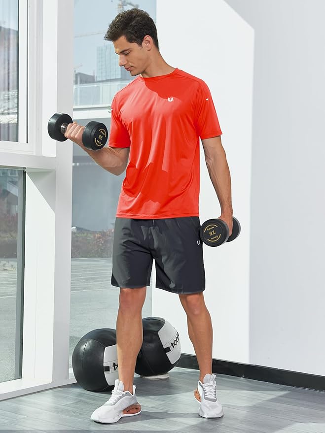 NORTHYARD Men's Athletic Running T-Shirts Quick Dry Workout Shirts Short-Sleeve Sports Gym Tee Tops Performance Activewear-StrideForce Fitness