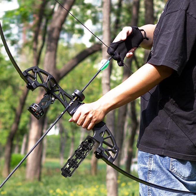 Archery 6" Lightweight Bow Stabilizer - Flexible Coupling Stabilizer for Compound/Recurve Bow Reduceing Noise and Vibration, Dampeners Balance Bar for Improved Bow Balance & Stability-StrideForce Fitness