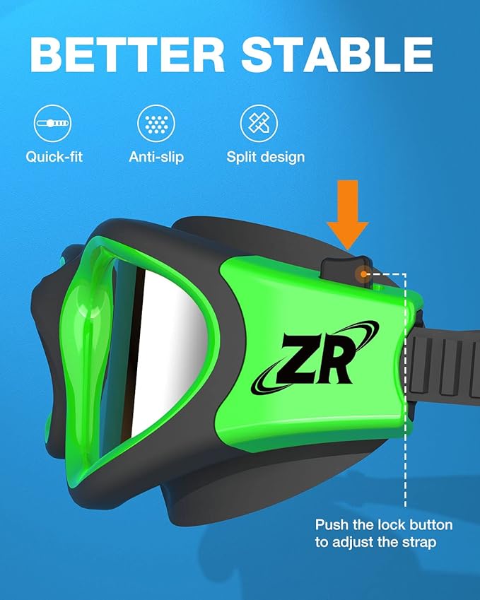 ZIONOR G1 Polarized Swimming Goggles for Unisex Adult Women Anti Fog 100% Anti UV Diving Goggles-StrideForce Fitness