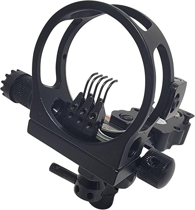 SAS Essence 019" Bow Sight with Micro Adjust Detachable Bracket with LED Sight Light for Archery Compound Bows Hunting Shooting-StrideForce Fitness