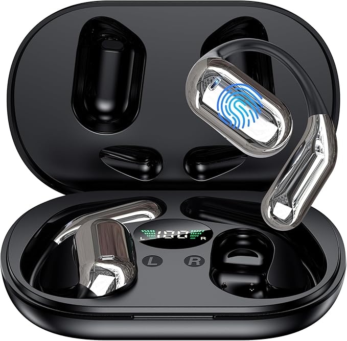 AI Translation Earbuds Real Time 144 Language Translator Earbuds for iPhone and Android Translation Headphones Translating Device for Travel Business Learning with Charging Case-StrideForce Fitness