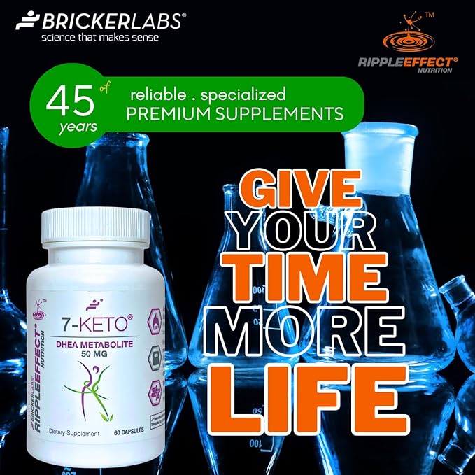 7-Keto DHEA Metabolite 50 mg Dietary Supplement for Weight Management, Safe and Effective Weight Management Support, 60 Capsules-StrideForce Fitness