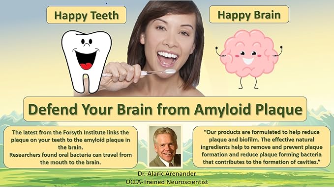 Healthy Teeth & Gum Mouthwash – Natural Alcohol-Free Oral Rinse for Fresh Breath, Gum Health & Enamel Support – Organic, Non-GMO, Fluoride-Free Herbal Formula by Anti-Aging Products